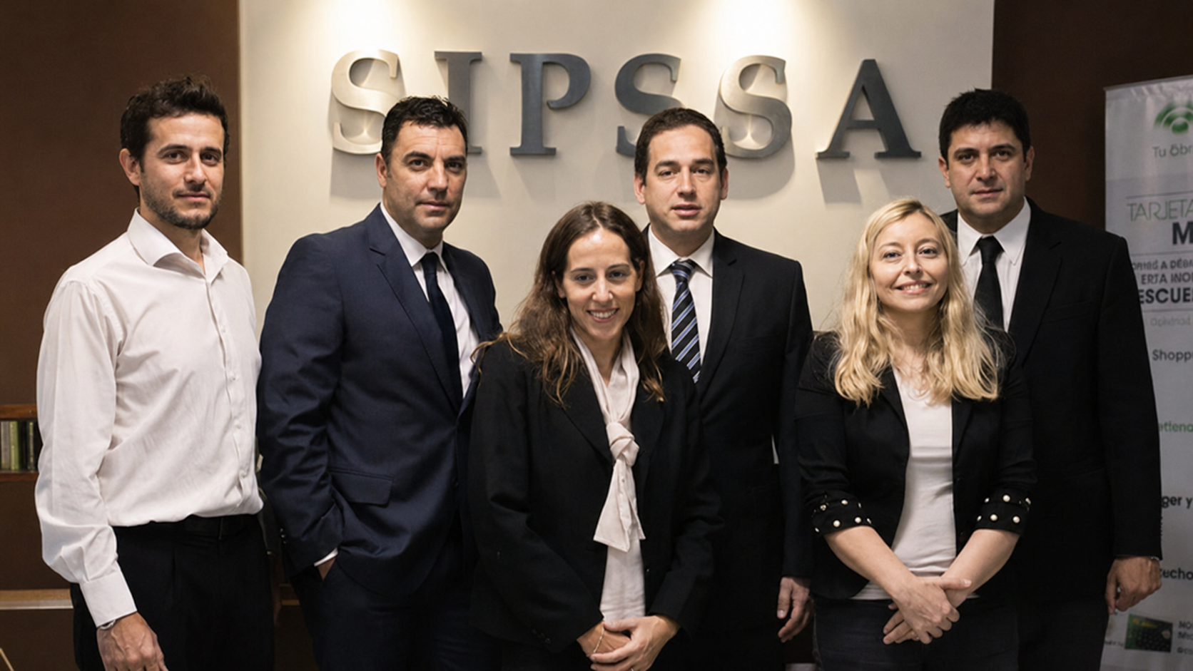 Ariel Aleksandroff junto al equipo de SIPSSA
